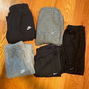 Nike Kids' Black and Gray Joggers/ Short Lot